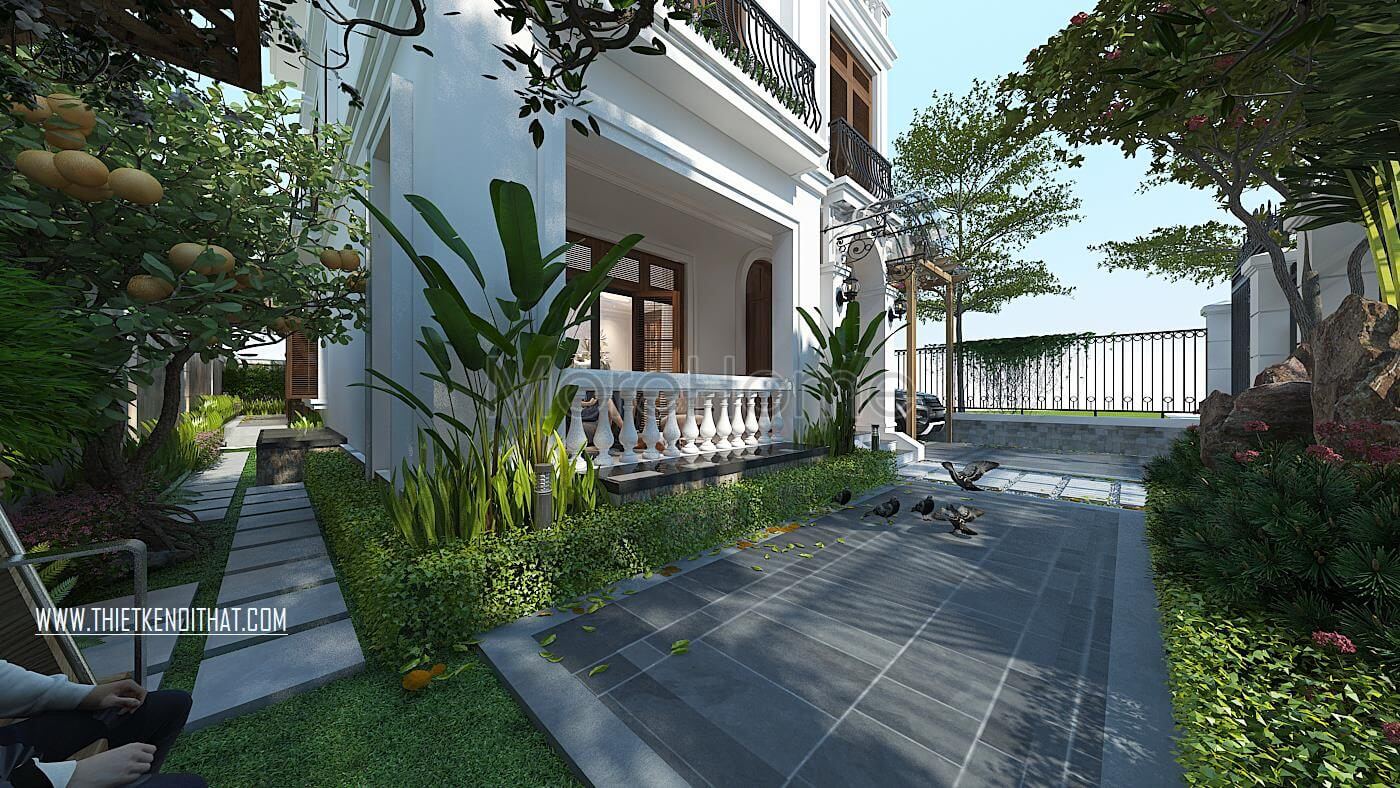 Thiết kế nội thất biệt thự Vinhomes GreenBay HL30 